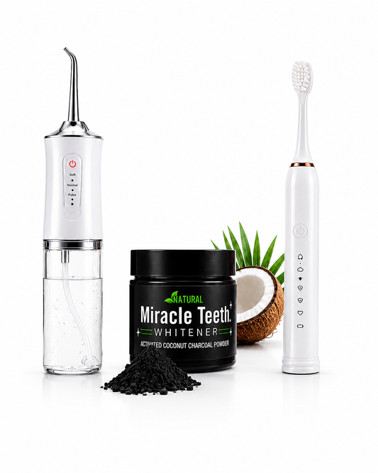 Rutina Completa — Irrigador + Carbón Activado + Cepillo Eléctrico
