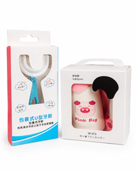Set Dental Infantil — Cepillo en U + Soporte